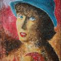 038 Encarni with blue hat