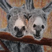 041 Two donkeys (sold)