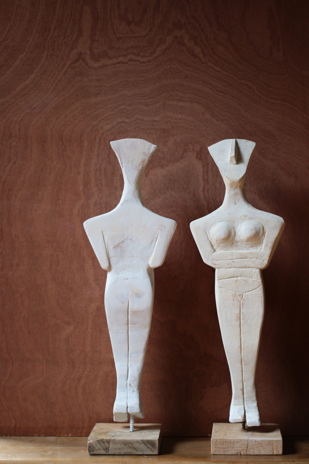 Two Cycladic Idols