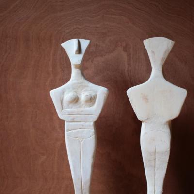Two Cycladic Idols
